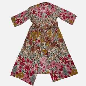 Natural Life Floral Kimono Duster - S/M